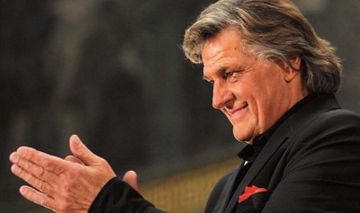 Florin Piersic a jucat la Targu Ocna, orasul primei sale sotii